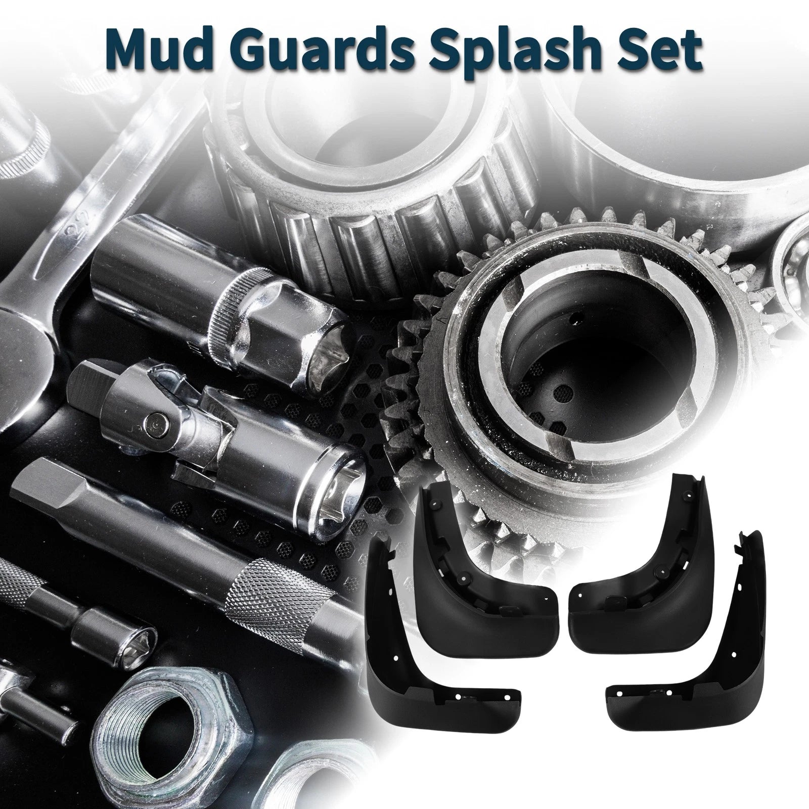 Set of 4 Mud Flaps Splash Guards for Volkswagen Golf Wagon MK6 (2008–2015)
