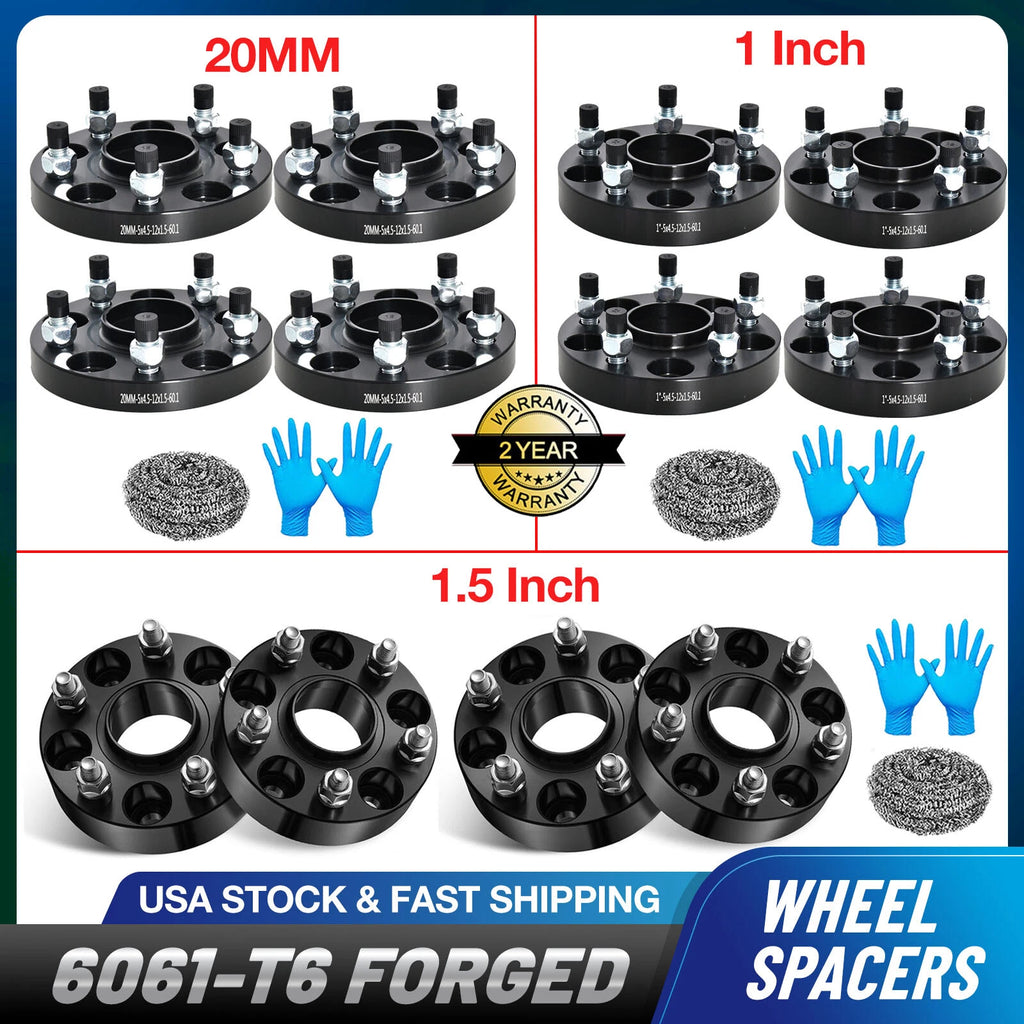 20mm Hubcentric Wheel Spacers for Toyota Lexus (5x114.3, 12x1.5, 60.1mm, 1")