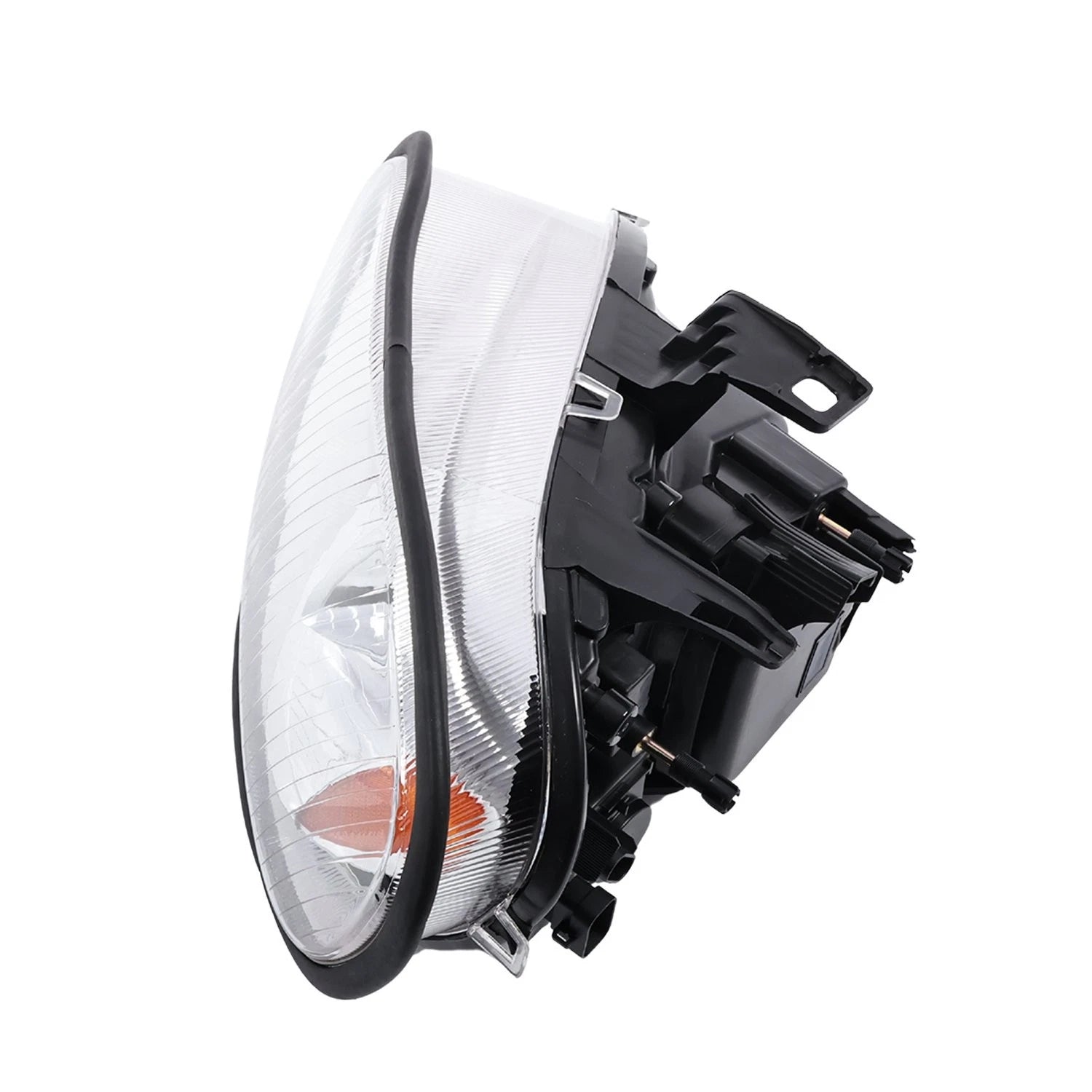 Pair Headlamp Assembly Chrome for Freightliner M2 (2002–2018) / Thomas C2 (2004–2014)