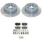 DuraGo Rear Rotors & Bosch QuietCast Ceramic Brake Pads for Camry ES350