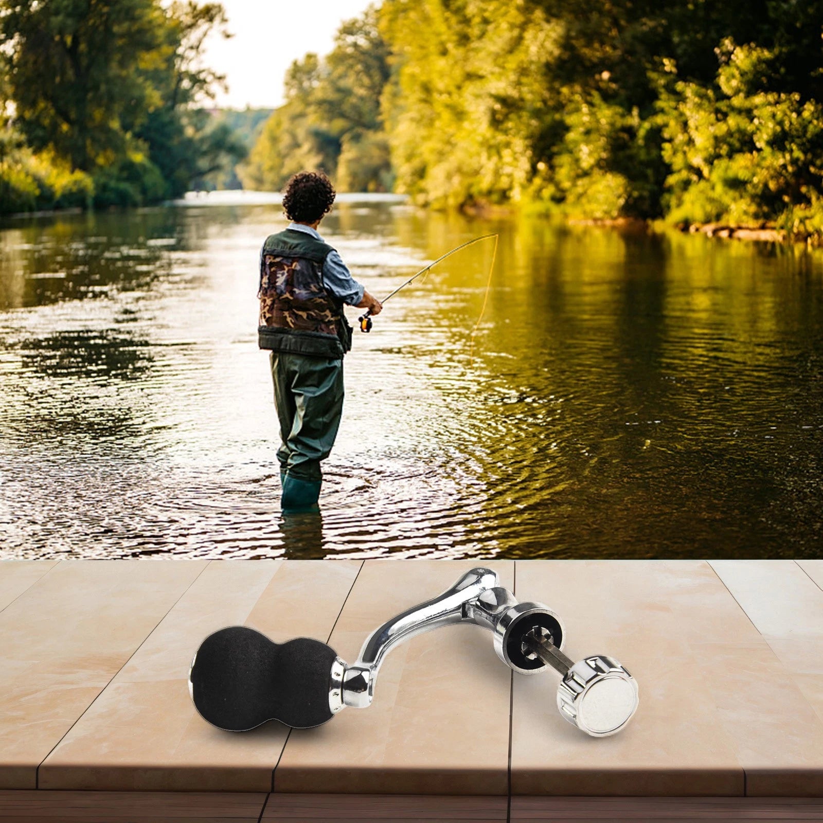 Metal Handle for 40006000 Fishing Reels