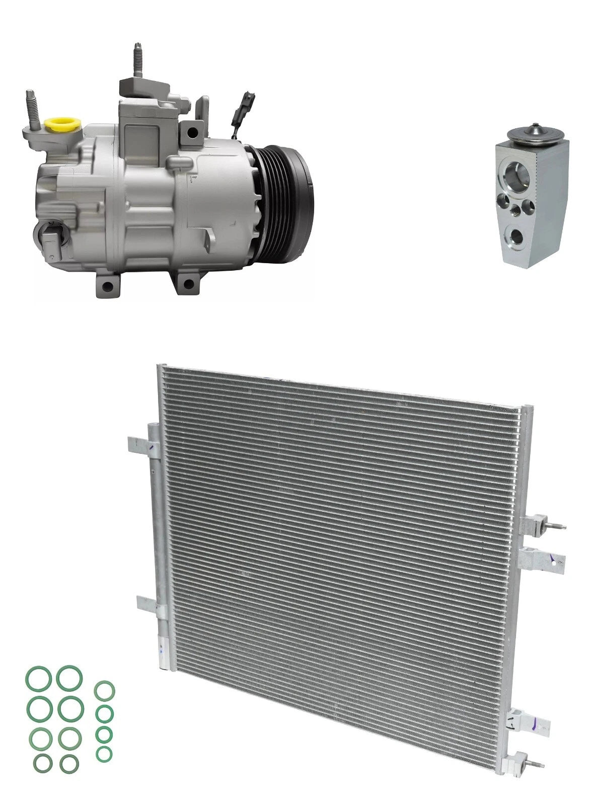 AC Compressor Kit with Condenser for Ford F-350 Super Duty (2022–2022)