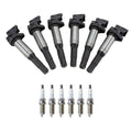 NGK Ignition Coil & Laser Platinum Spark Plug Kit for BMW E82 E90 E60 E83 E70 E85 (2007–2013)