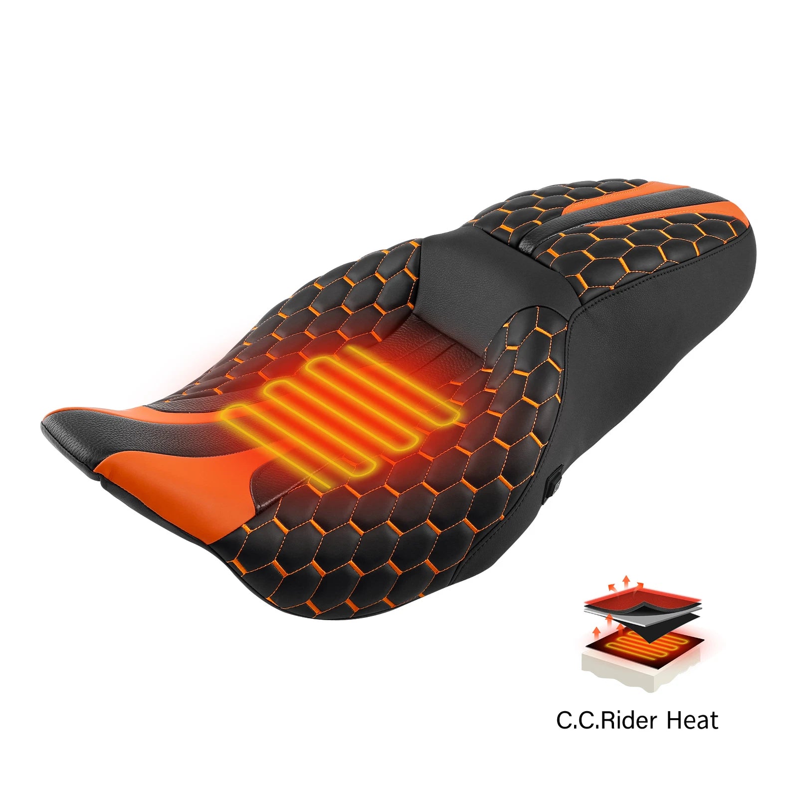 Heated Seat for Harley Touring Street Road King Glide (2009–2023)