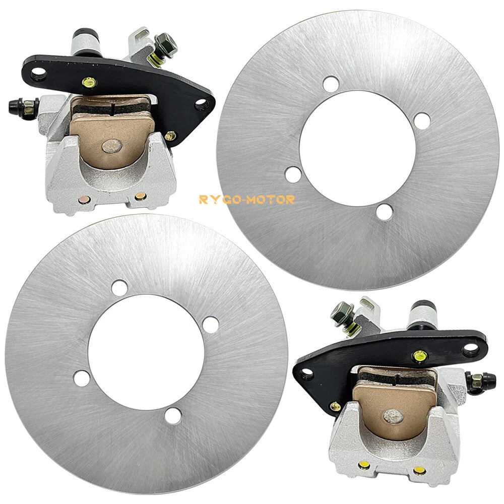 Front Brake Calipers & Disc Rotors for Suzuki Eiger 400, Vinson 500 (2002–2009)