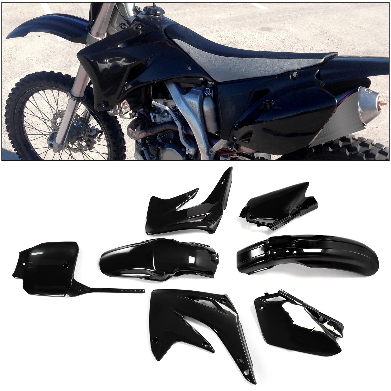 Plastic Fairing Kit for Honda CR85 (2003–2007)