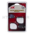 2X 360° Fan Shaped Blind Spot Stick-On Side View Mirrors for Auto