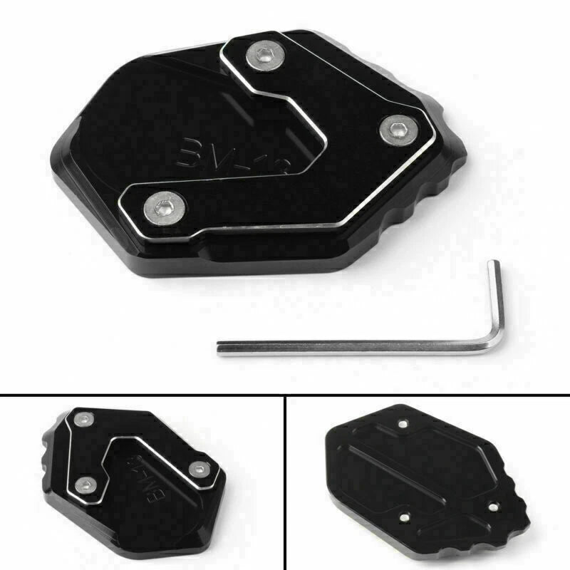 Kickstand Sidestand Plate Extension Pad for BMW R1200GS LC (2013–2015) Black T9