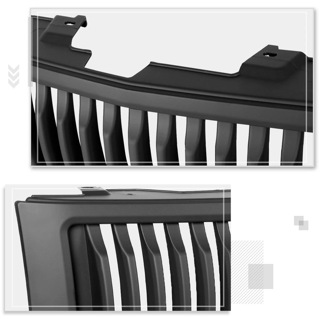 Vertical Fence Style Front Bumper Grille for Chevy Silverado 1500 (2007–2013)