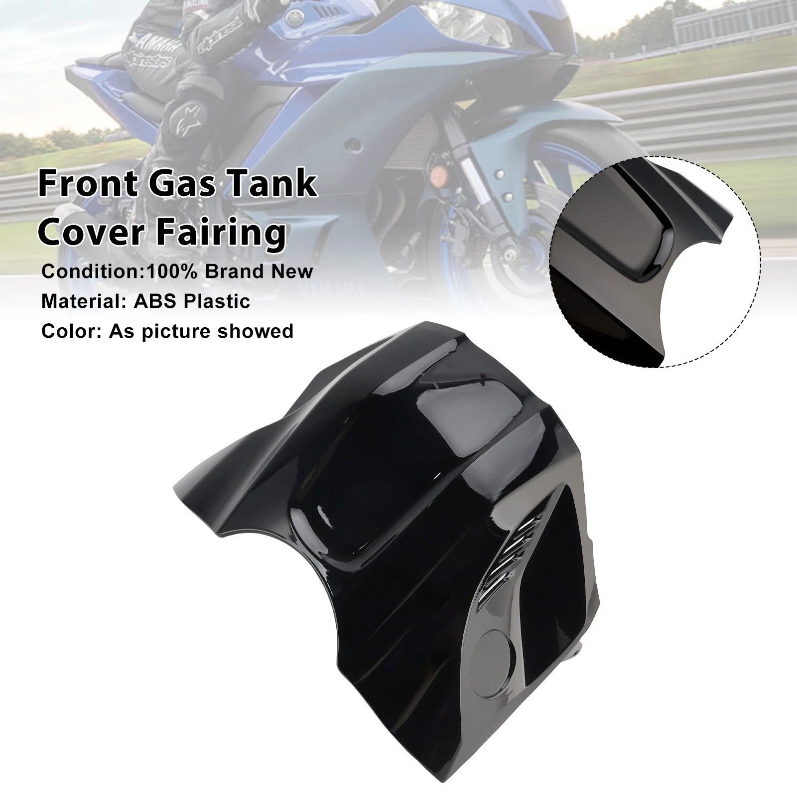 Front Gas Tank Cover Fairing for Yamaha YZF-R3 R25 (2025–2026) Black