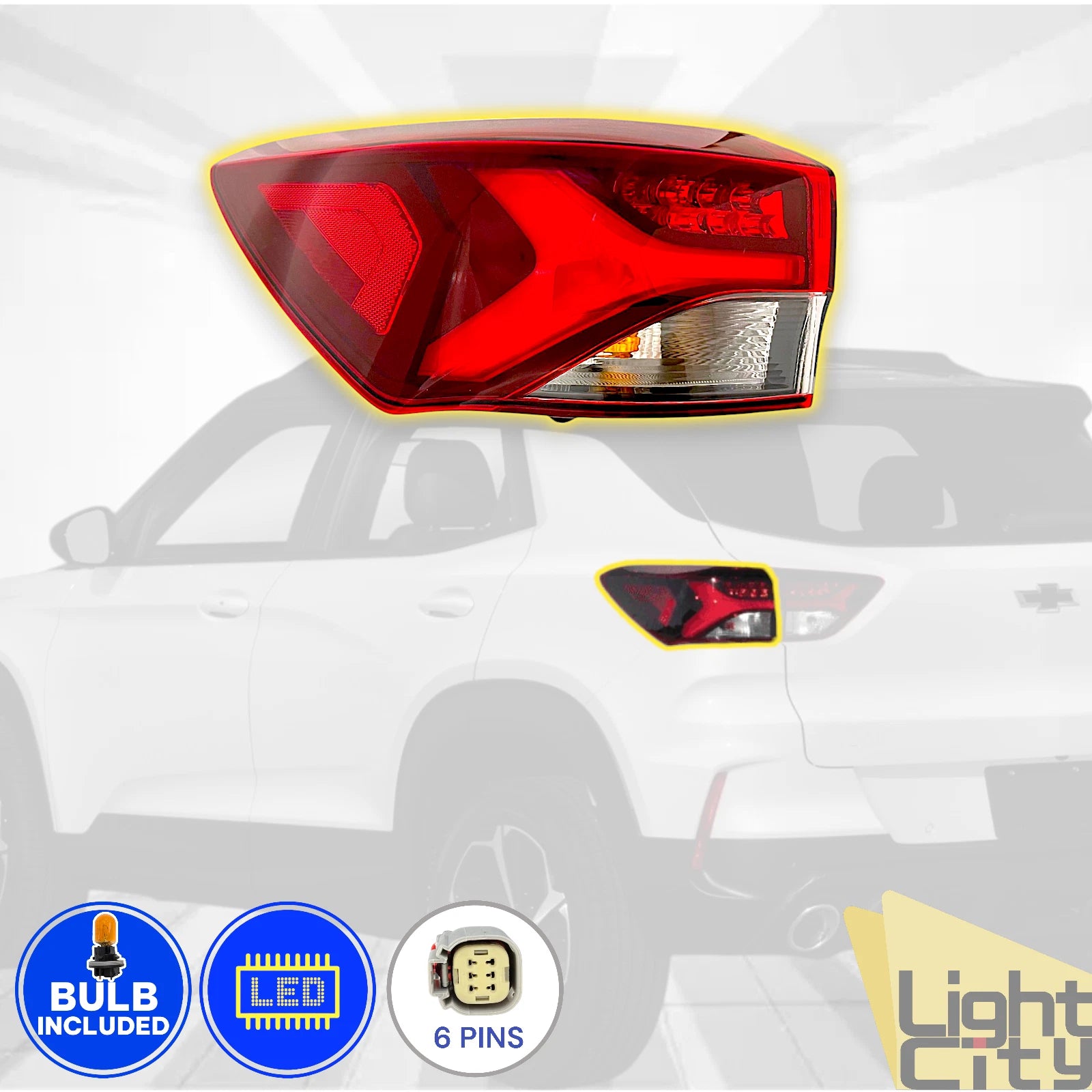 LED Outer Tail Lamp for Chevy Trailblazer (2021–2023) LH, 1yr Warranty