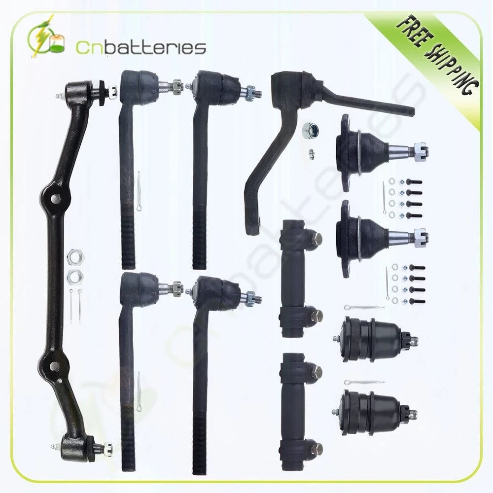 12Pcs Front Ball Joint Idler Arm Suspension Kit for Chevrolet Blazer (1996–2005)