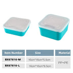 Solid Polymer Bait Box for Live Bait Storage (Square Format)