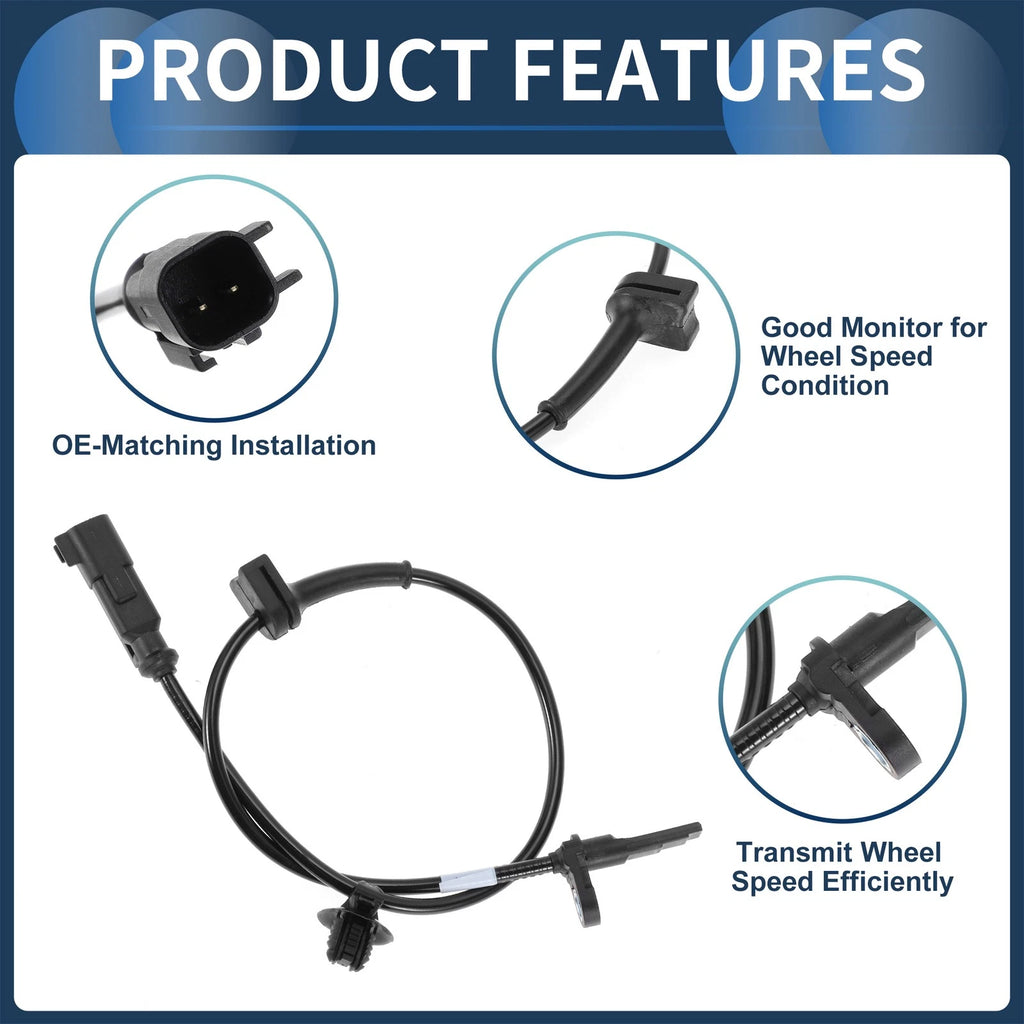 ABS Wheel Speed Sensor JR3Z2C190A for Ford Mustang (2018–2020) Rear