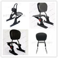 Black Backrest Sissy Bar with Pad for Harley Softail (2006–2017)