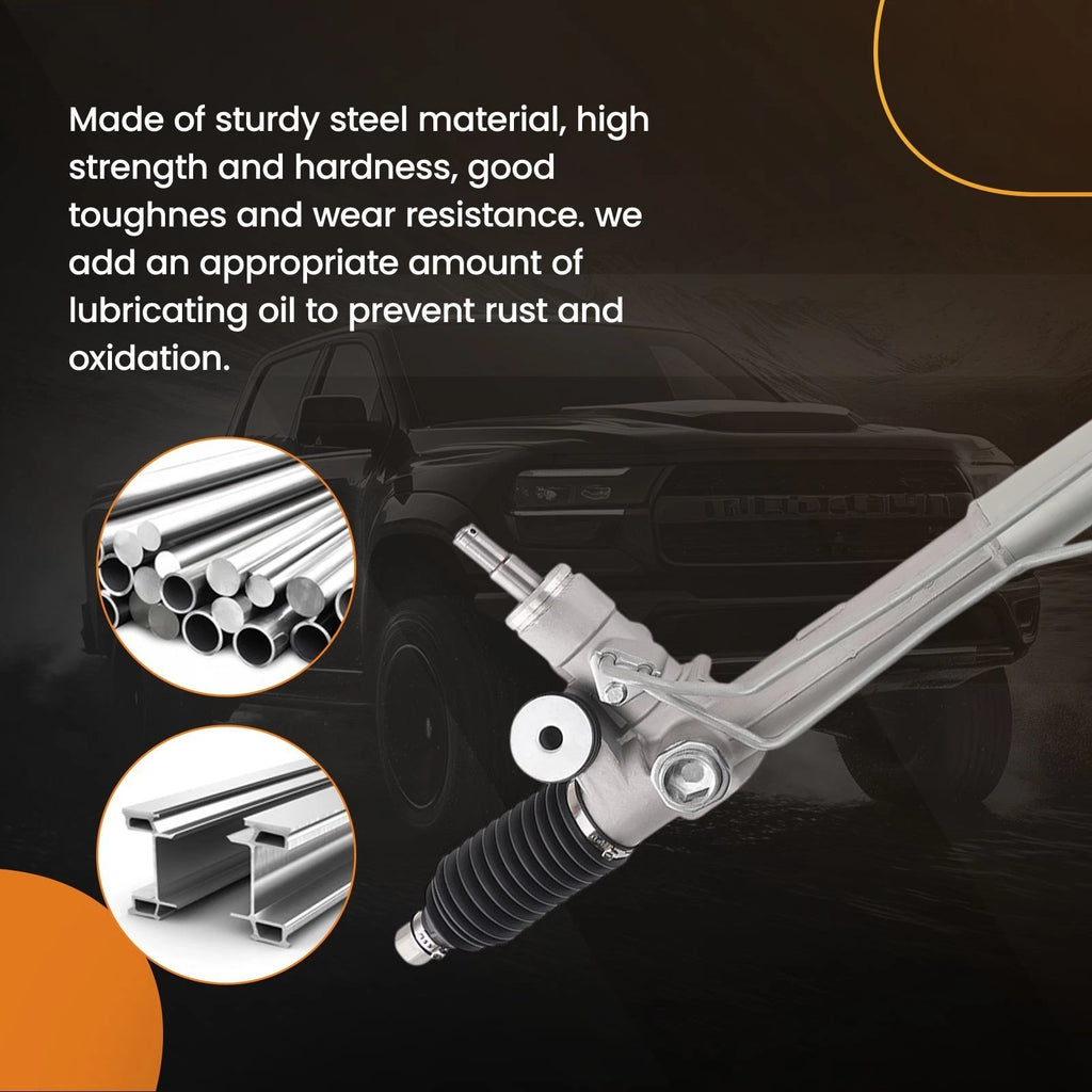 Steering Rack and Pinion & 2 Outer Tie Rods for Chevrolet Trailblazer (2003–2009)