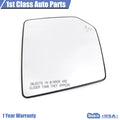 Rear View Mirror Glass with Backplate for Ford F150 (2015–2017)