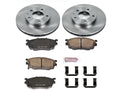 Front Brake Pad and Rotor Kit for Mazda Protege Mazdaspeed (2003) WP526QJ