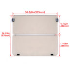 Foldable Tinted Windshield for Yamaha G22 Golf Cart (2003-2006)