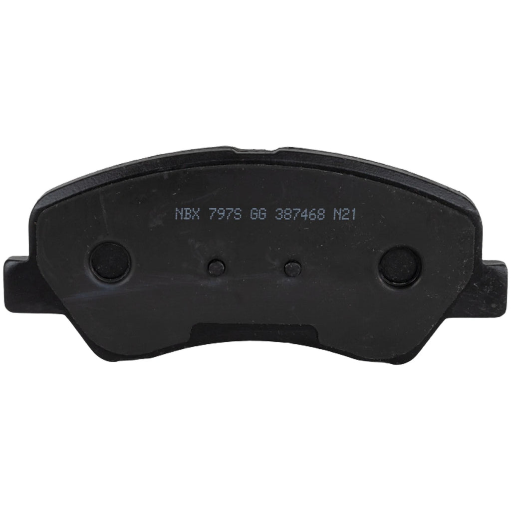 Front Ceramic Brake Pad Set for Hyundai Accent, Kia Rio (2012–2018)