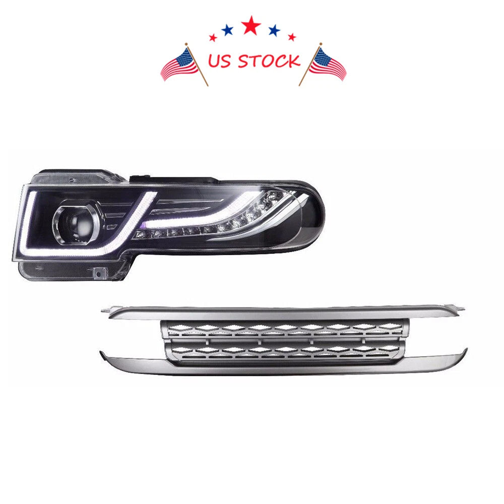 LED Halo Projector Headlights for Toyota FJ Cruiser (2007-2014)