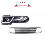 LED Halo Projector Headlights for Toyota FJ Cruiser (2007-2014)