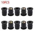 Well Nuts / 10 x 5mm / Rubber Windscreen Fairing for Motorcycle M5