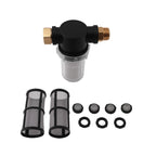 Brass Hose Inline Filter for Pressure Washer 3/4" Thread (Stainless Steel)