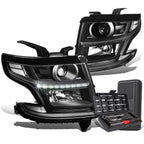 LED Black Clear Projector Headlight Lamp for Suburban/Tahoe (2015–2020)