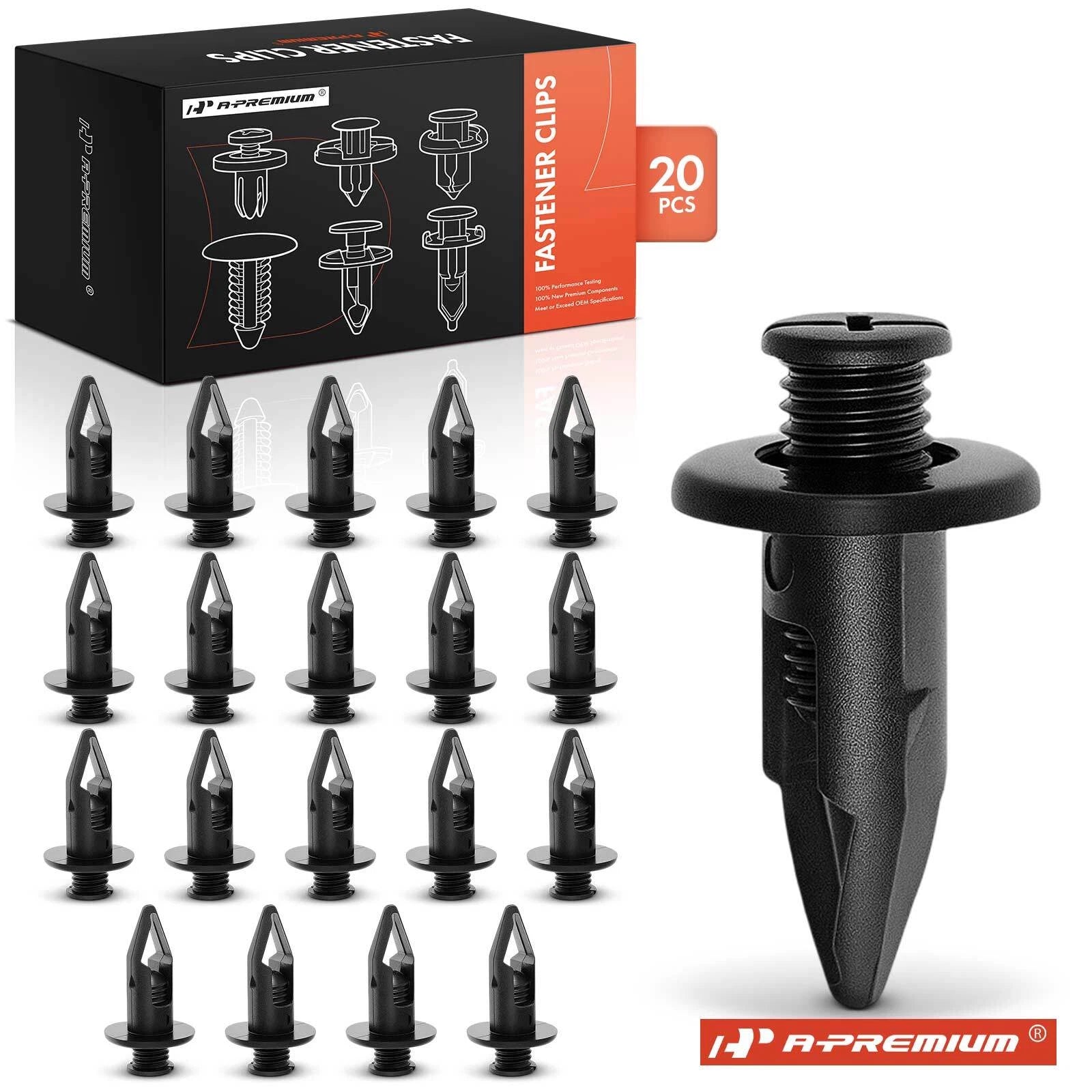 20Pcs Bumper Fascia Retainer Clips for Honda Accord