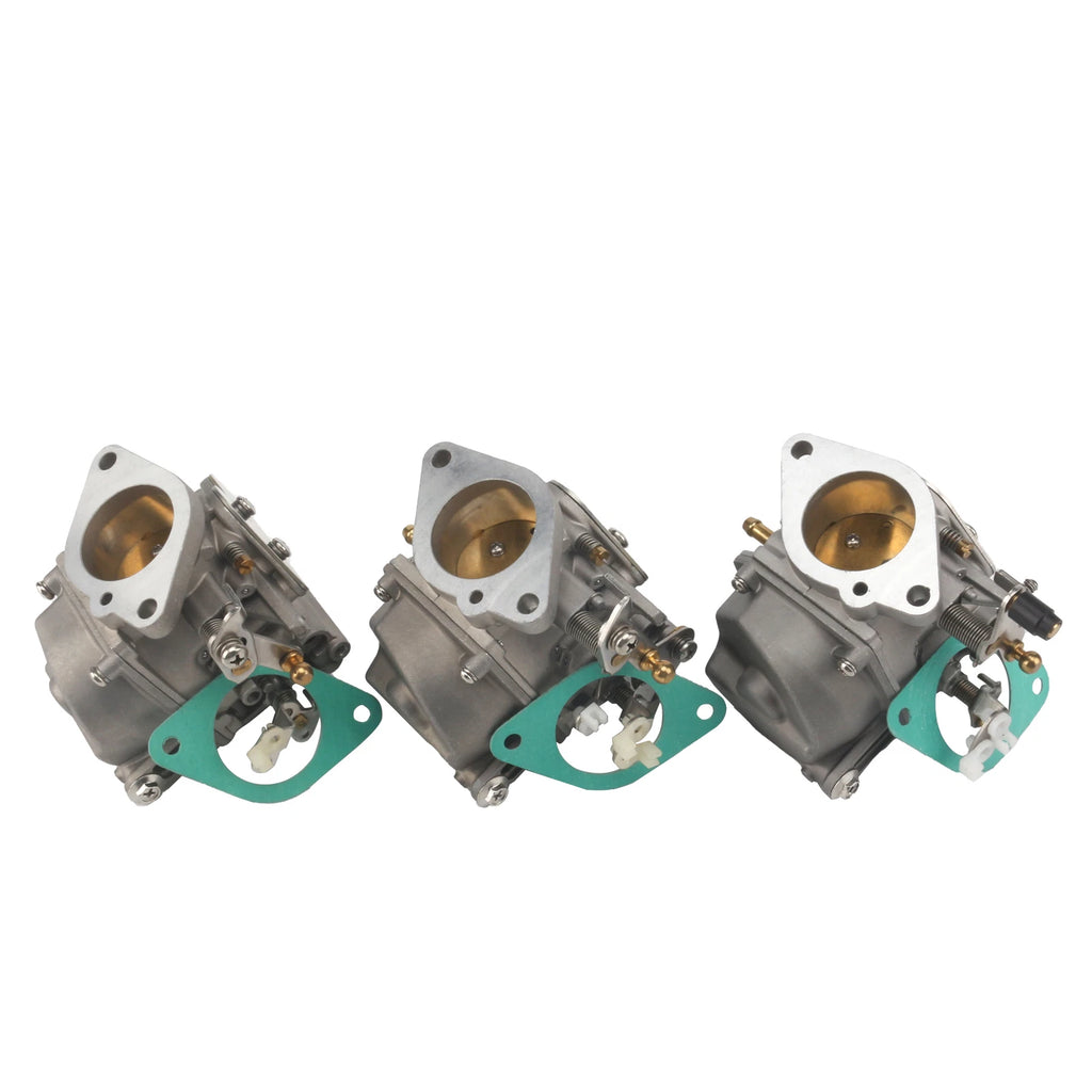 Outboard Carburetor Set with Gasket for Yamaha 2 Stroke 75HP 85HP