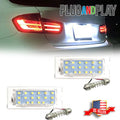 2X LED License Plate Lights for BMW X3 E83, X5 E53 (2004–2010)