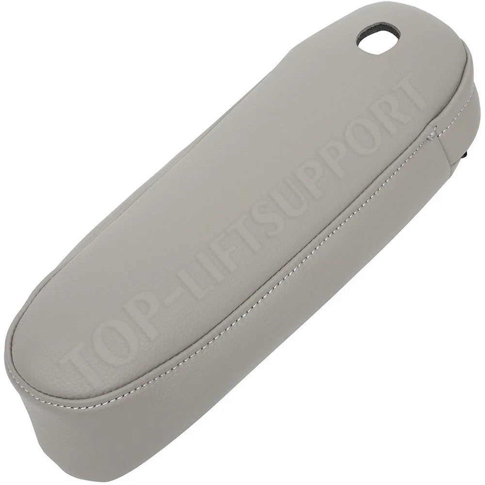 Pair of Door Panels for Toyota Sienna (2011–2017) Gray Leather Armrest Cover