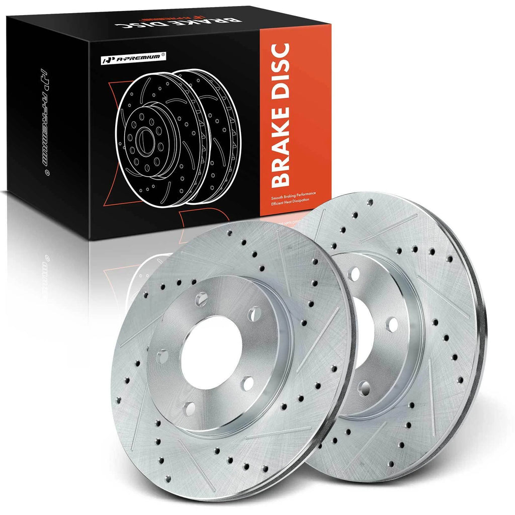 Front Drilled Brake Rotors for Ford Escape (2001–2007)