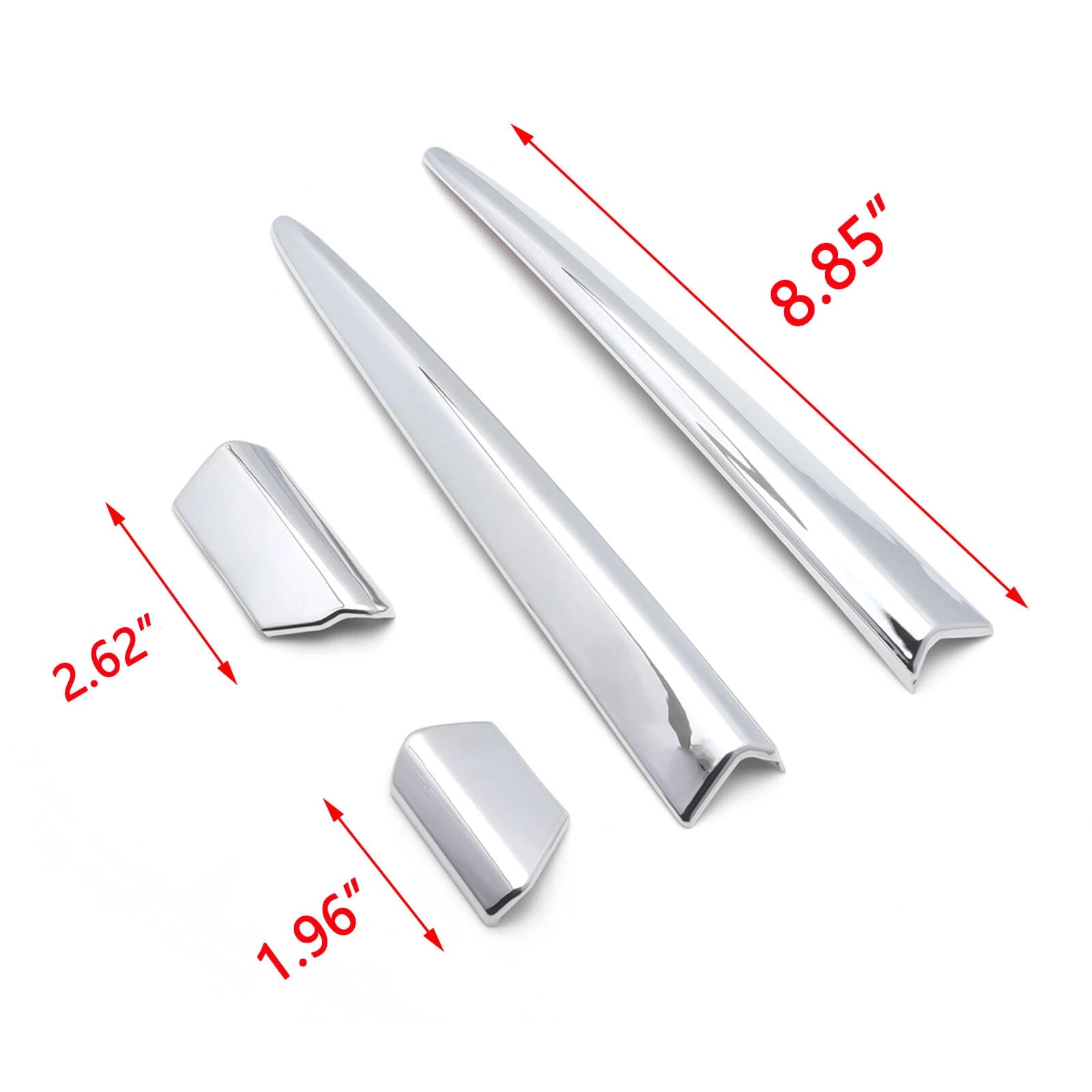 Rear View Side Door Mirror Pillar Cover Trim for Honda Civic (2016-2021)