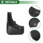 Set of 4 Mud Flaps Splash Guards for Mitsubishi Outlander (2006–2008)