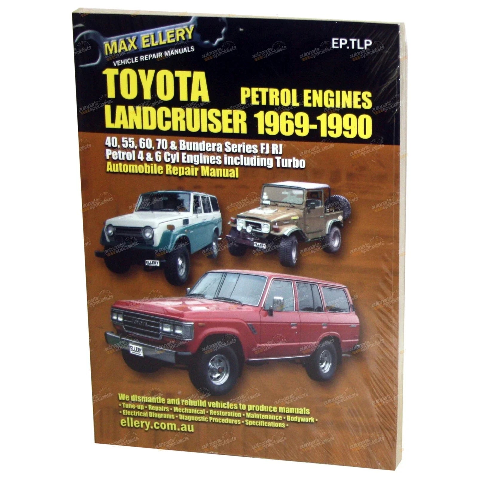 Workshop Manual for Landcruiser 40 60 70 Series Petrol Repair Book