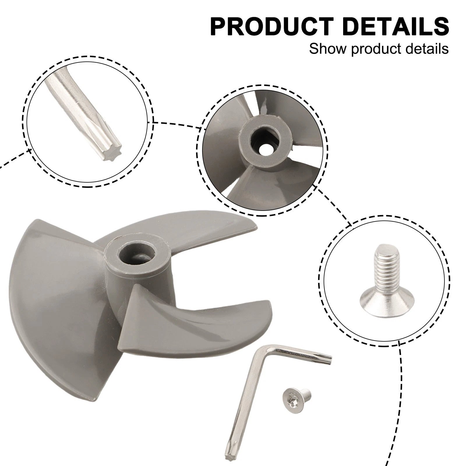 Set of 2 RCX11000 Impeller for Pool Cleaner (Efficient Cleaning)