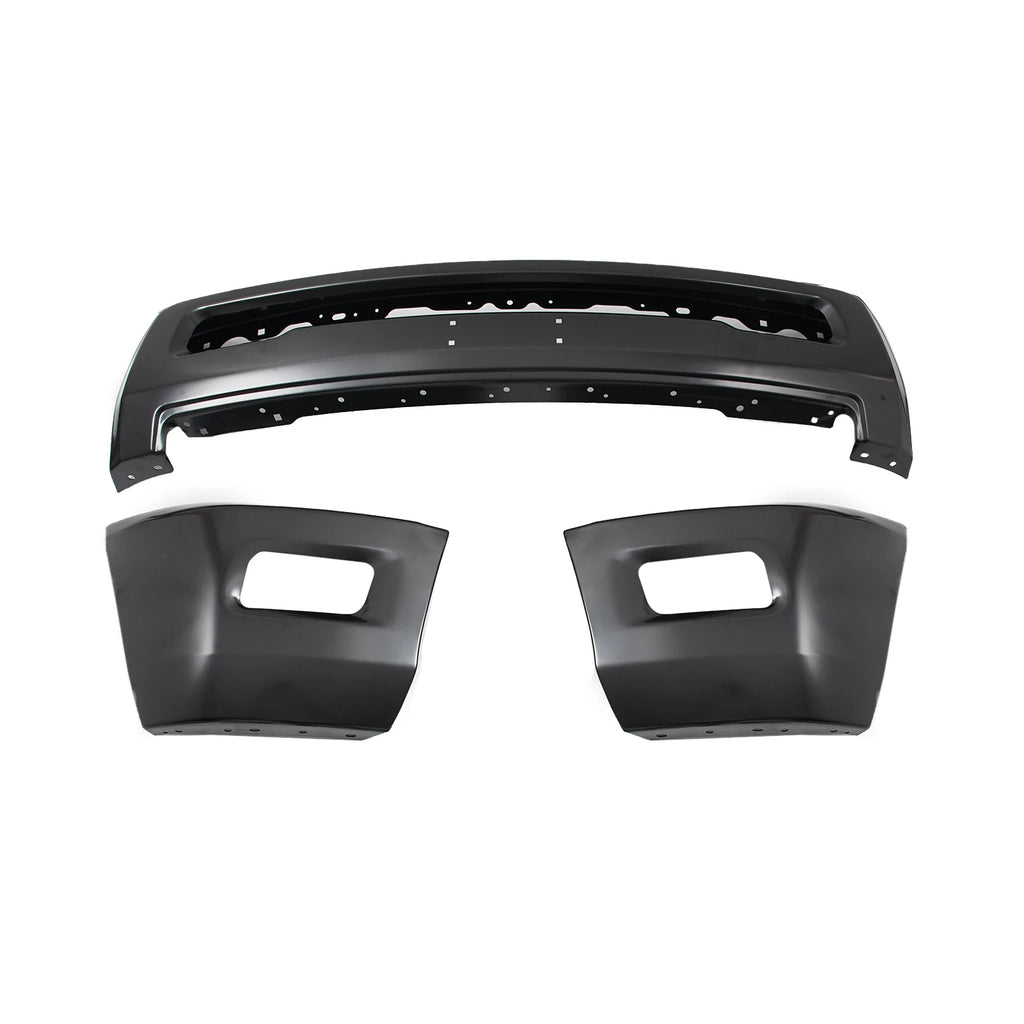Front Bumper with Fog Light Holes for Dodge Ram 2500 3500 (2010–2018)