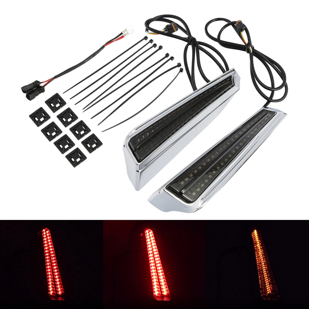 LED Filler Panel Light Smoked Turn Signals for Honda Goldwing GL1800 (2018–2023)