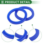 Set of 5 Oil Seal Ring 45x55x6mm for Rotary Shaft (High Pressure)