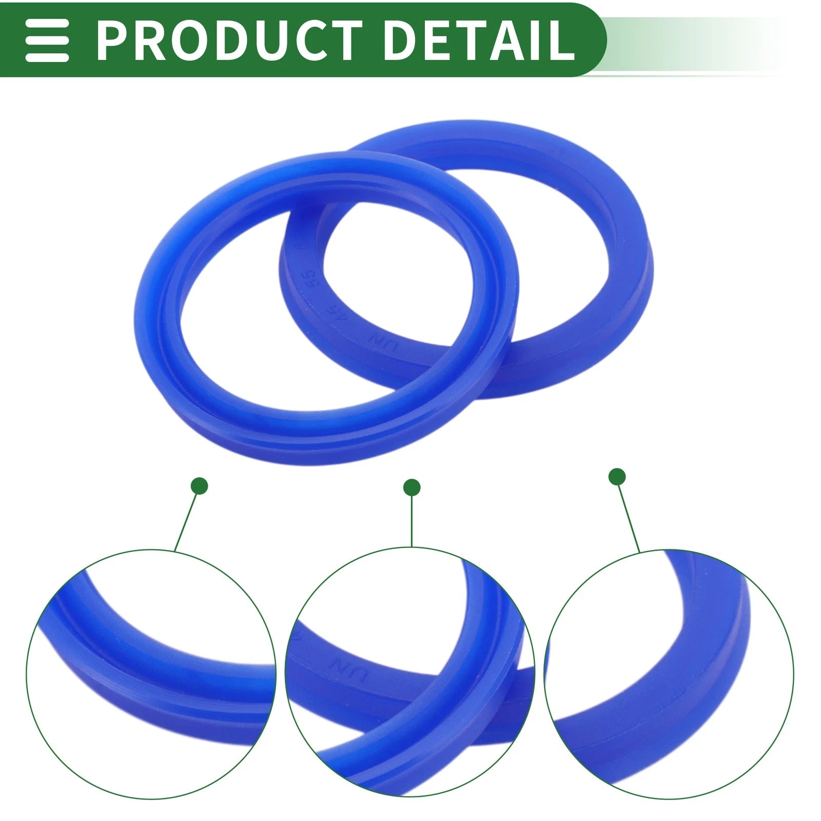 Set of 5 Oil Seal Ring 45x55x6mm for Rotary Shaft (High Pressure)