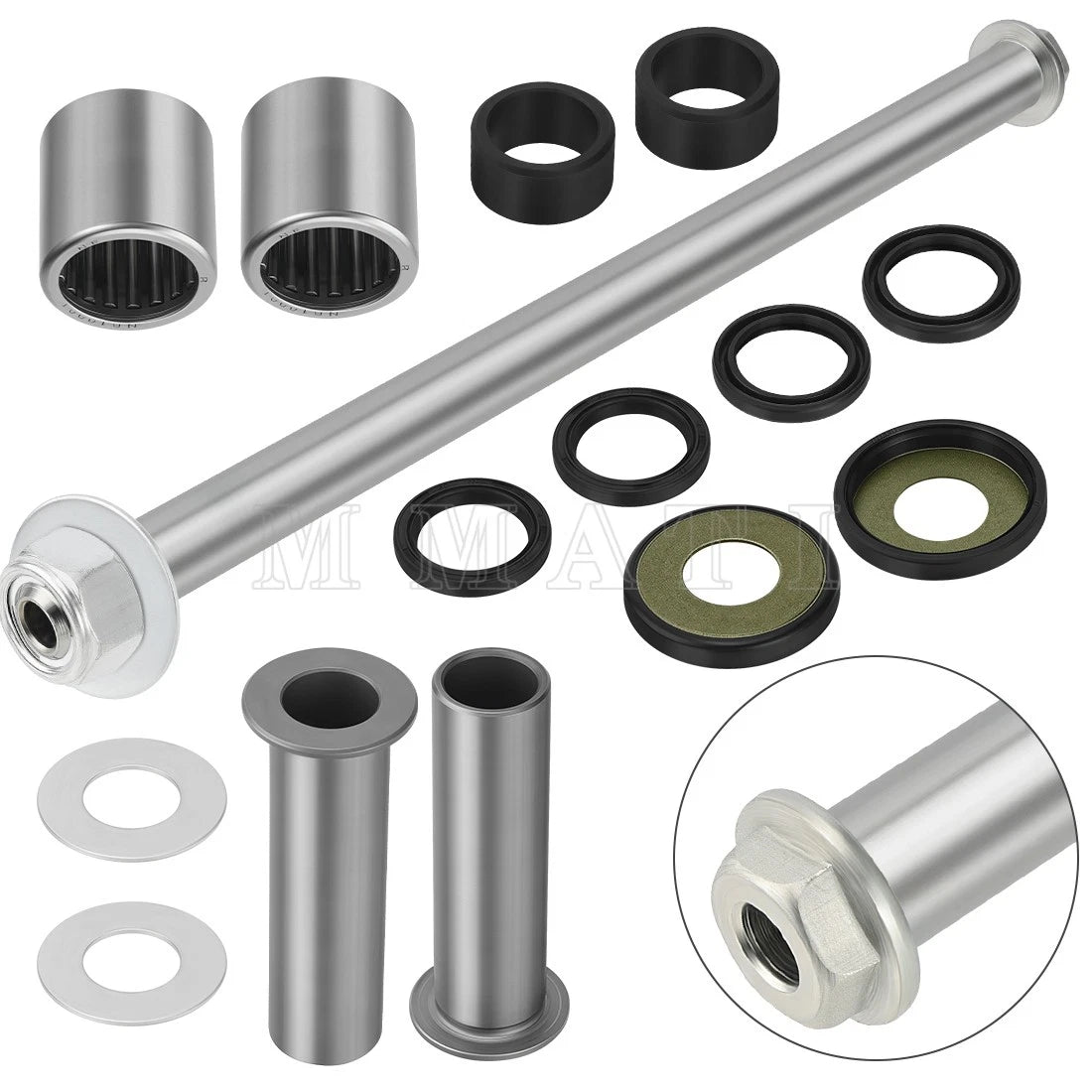 Swing Arm Bearing Seal Pivot Bolt for Suzuki LTZ400 LTZ400Z (2003–2014)