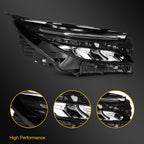 Left Full LED Black Headlight for Chevrolet Equinox (2022–2024)