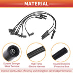 6 x Spark Plug Wire Ignition Coil Cables for Chevrolet Impala (2006-2009)