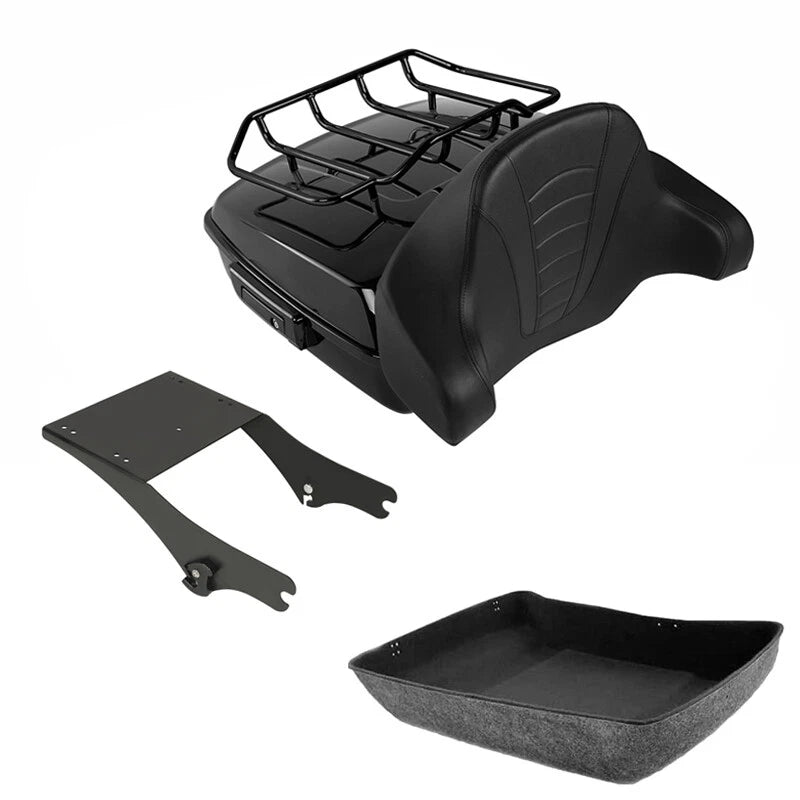 Chopped Trunk Backrest Mount for Harley Touring Road Glide (1997–2008)