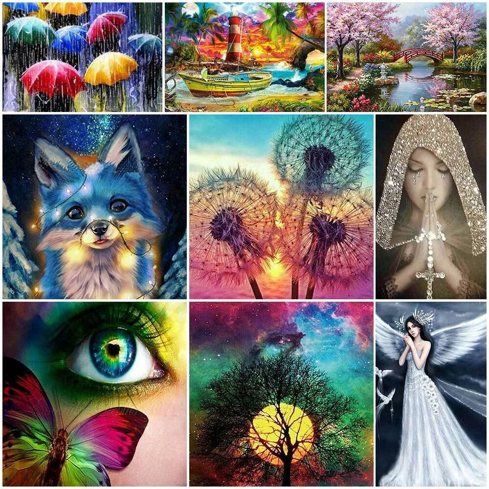 5D Diamond Painting Kit for Home Decor (DIY Art Cross Stitch)