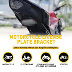 License Plate Holder Tail Light Tidy Bracket for Universal Motorcycle