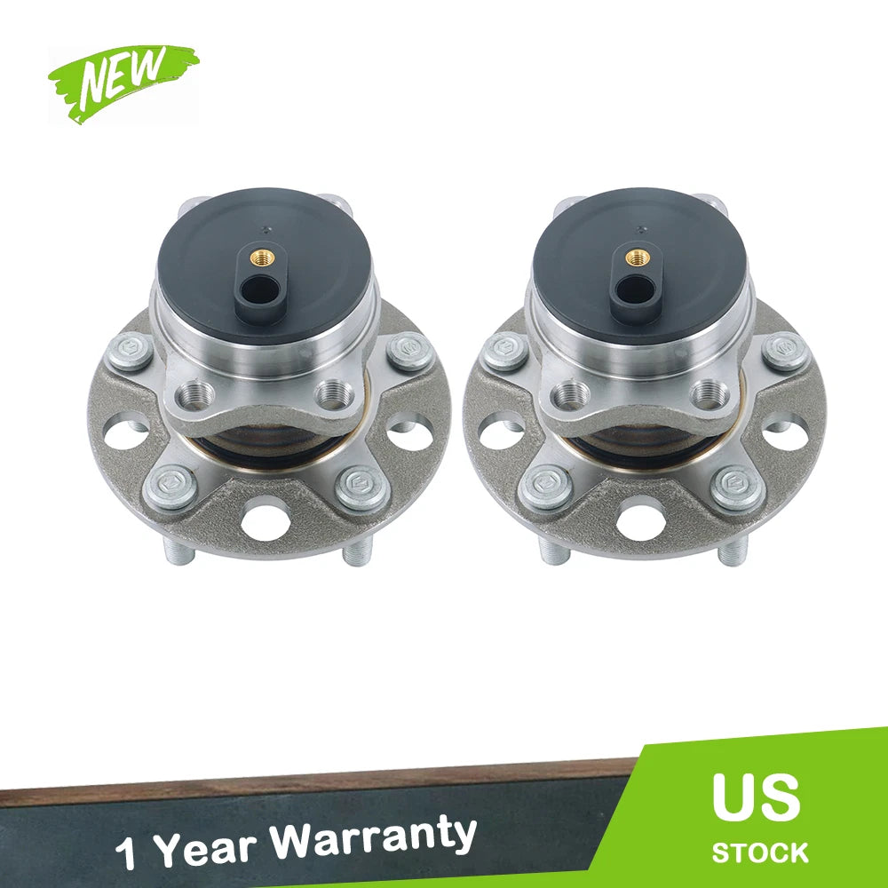 Set of 2 Rear Wheel Bearing Hubs for Dodge Avenger Caliber Jeep Patriot (FWD)