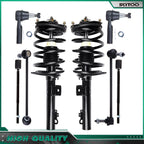 Set of 4 Front Struts, Sway Bar Links, Tie Rods for Ford Taurus Mercury Sable (1996–2007)